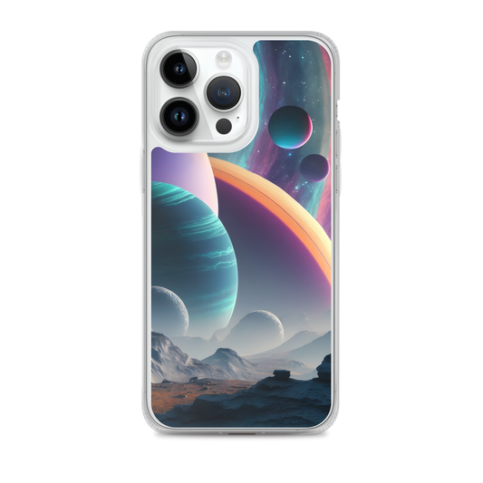 Iridescent Planet Cluster iPhone Case - Eclectic-Visions