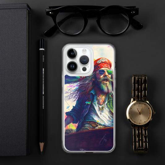 Rainbow Pirate Reggie iPhone Case - Eclectic-Visions