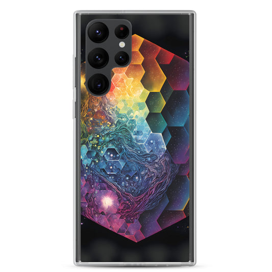 Rainbow Astral Night Tessellation Samsung Case - Eclectic-Visions