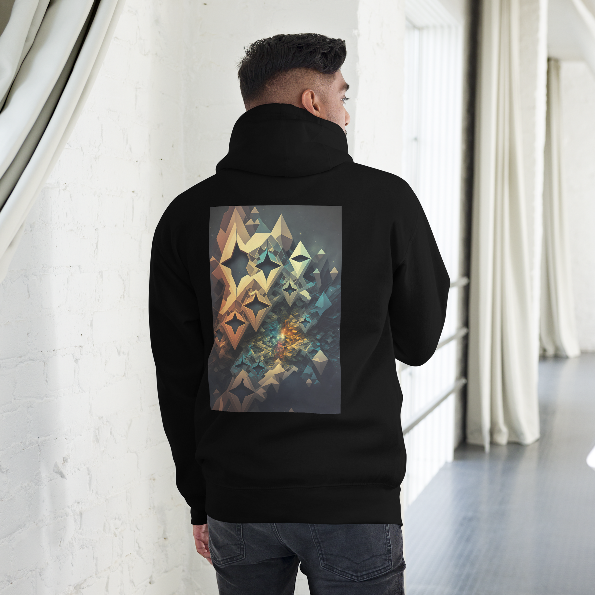 Abstract Tessellation Unisex Hoodie - Eclectic-Visions