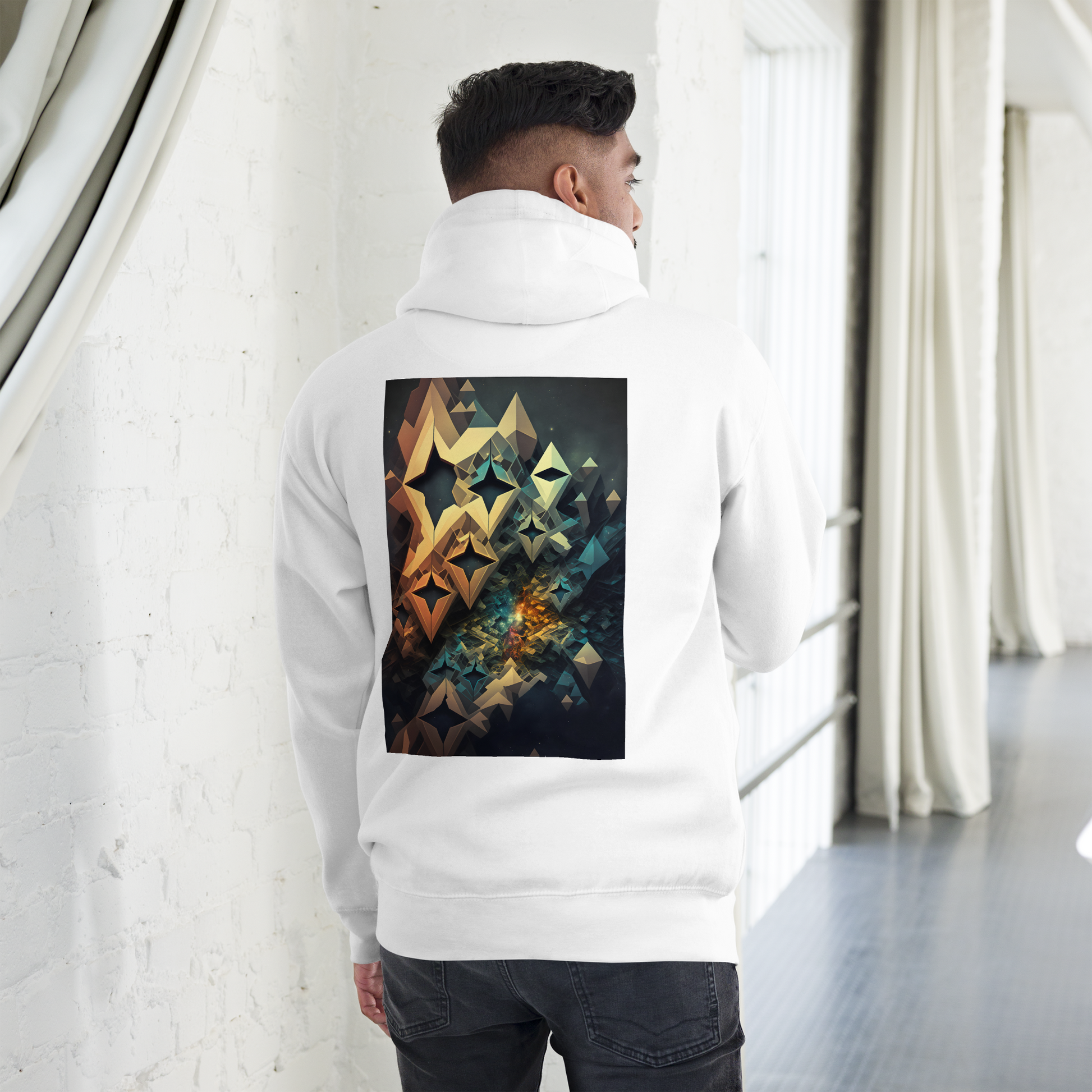 Abstract Tessellation Unisex Hoodie - Eclectic-Visions