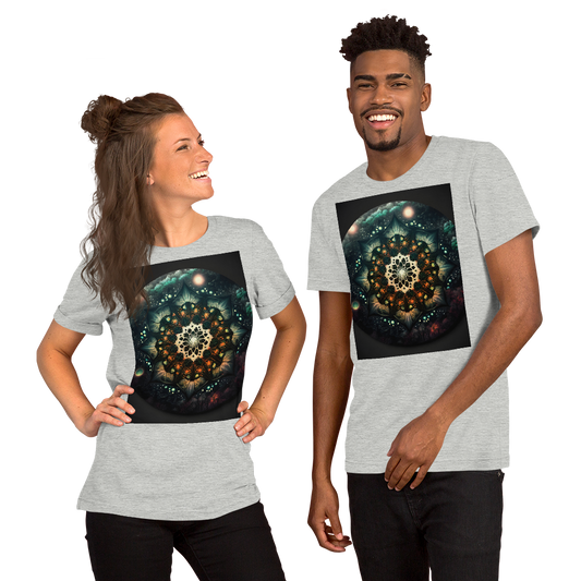 Inked Lotus Kaleidoscope Unisex t-shirt - Eclectic-Visions