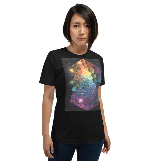 Rainbow Astral Night Tessellation Unisex t-shirt - Eclectic-Visions